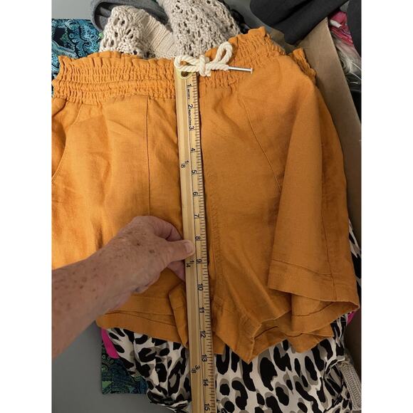 Loveriche Top & Short Set Size L 100% Rayon Burnt Orange Light Weight - Picture 9 of 9